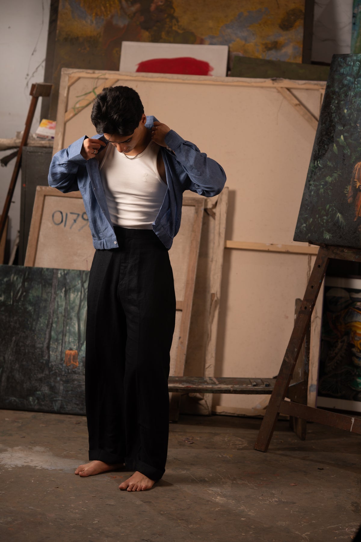 Simple Studio Shirt: 水/Shuǐ — Water