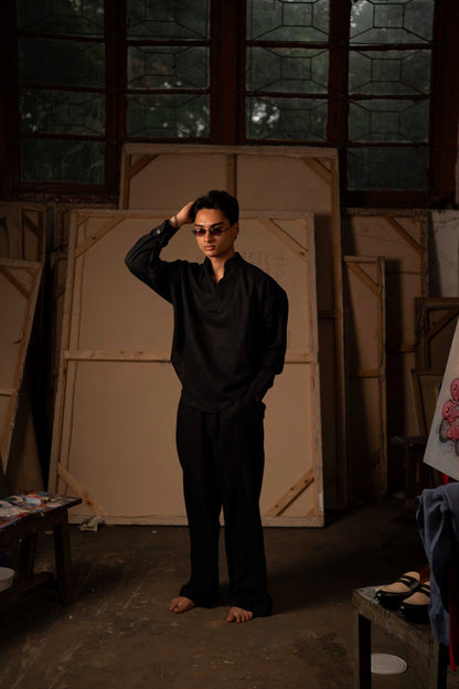 Simple Sunday Shirt: 水/Shuǐ — Deep Water