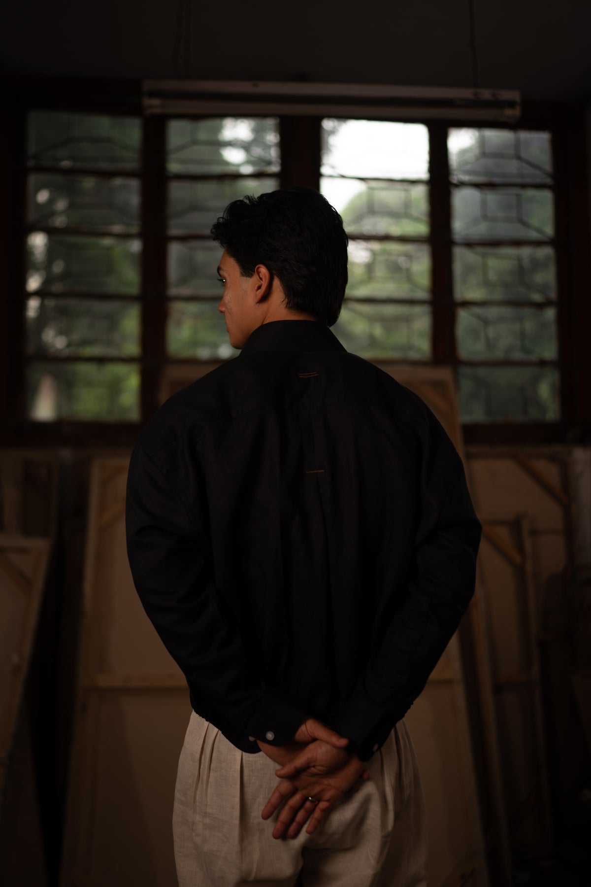 Simple Studio Shirt: 水/Shuǐ — Deep Water
