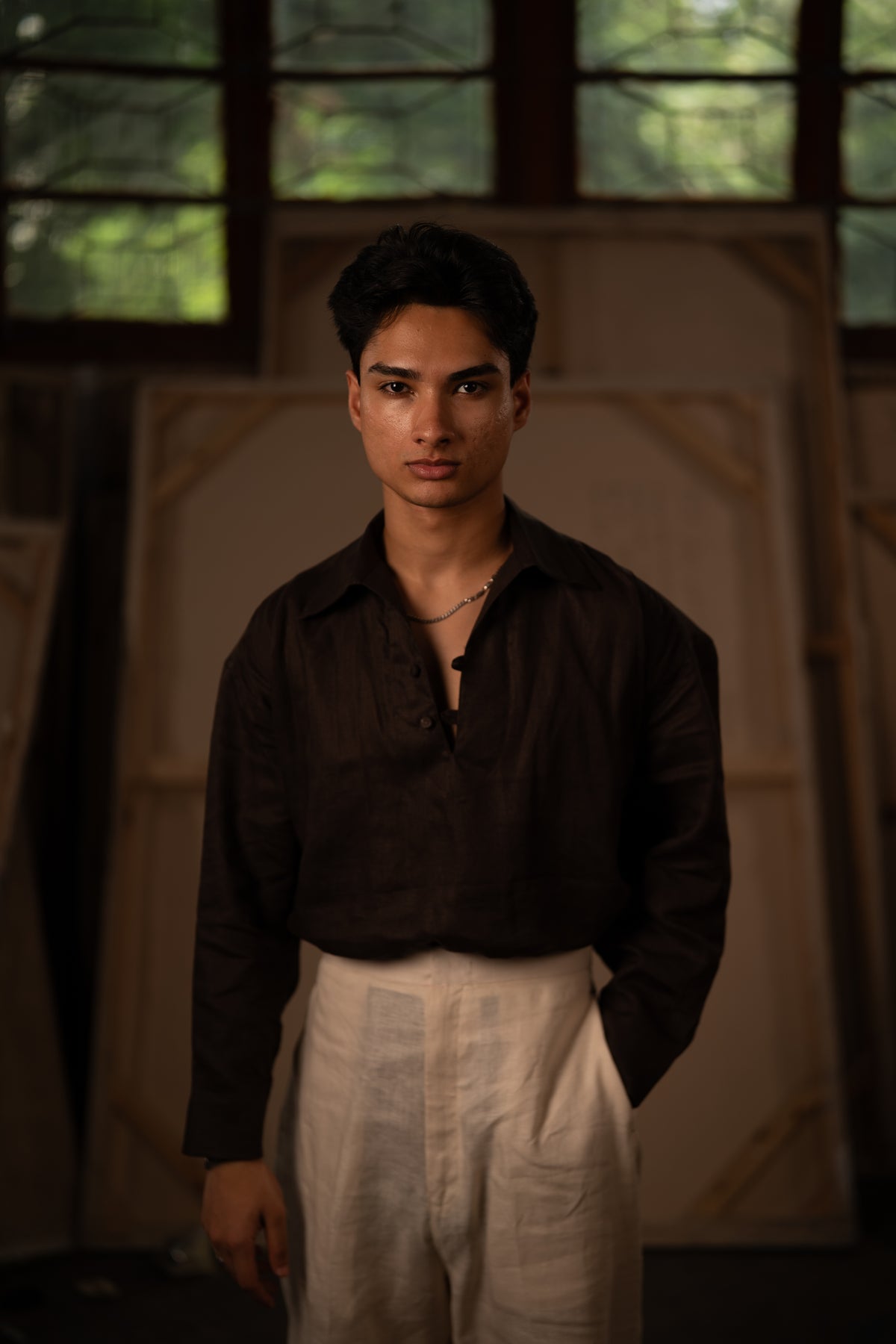 Simple Untitled Shirt: 木/Mù — Wood