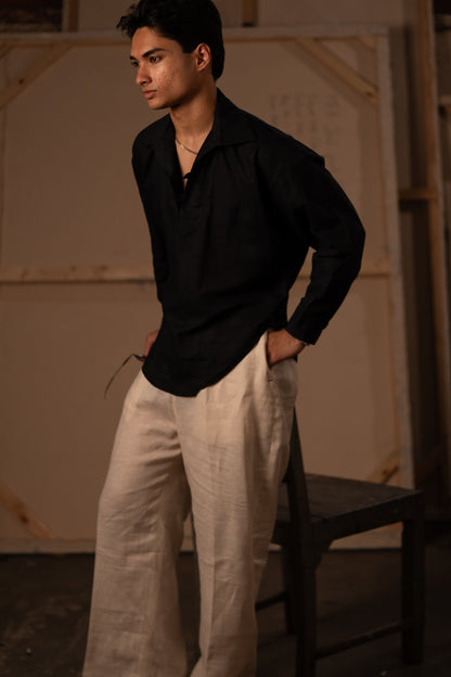 Simple Untitled Shirt: 水/Shuǐ — Deep Water