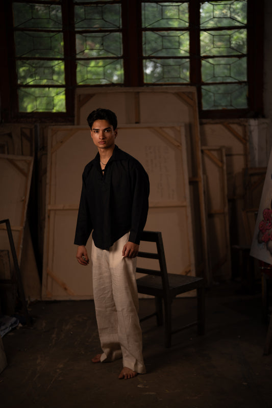 Simple Untitled Shirt: 水/Shuǐ — Deep Water