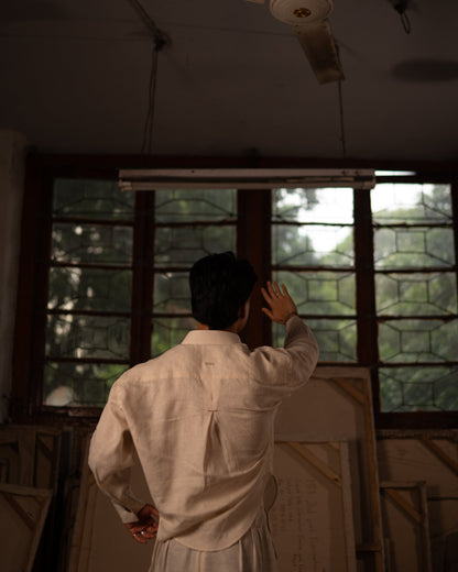Simple Sunday Shirt: 金/Jīn — Porcelain
