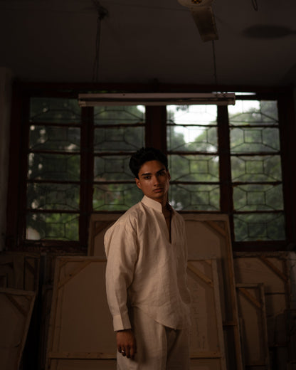 Simple Sunday Shirt: 金/Jīn — Porcelain