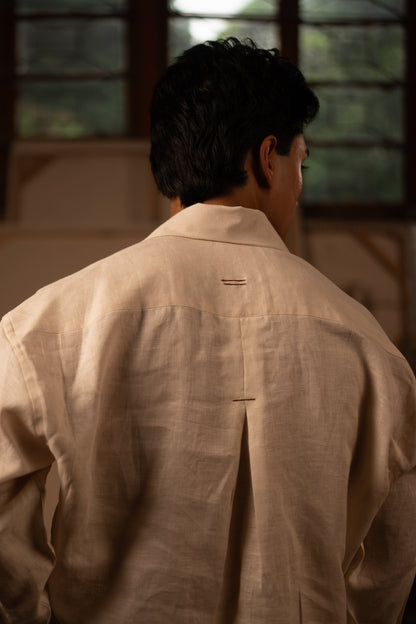Simple Sunday Shirt: 金/Jīn — Porcelain