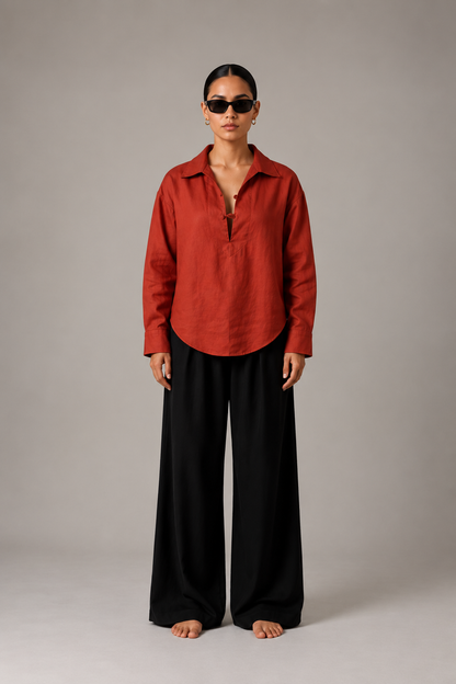 Simple Untitled Shirt: 火/Huǒ — Ember