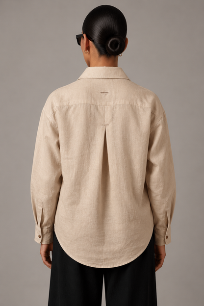 Simple Untitled Shirt: 金/Jīn — Porcelain