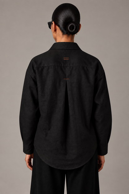 Simple Untitled Shirt: 金/Jīn — Moonless