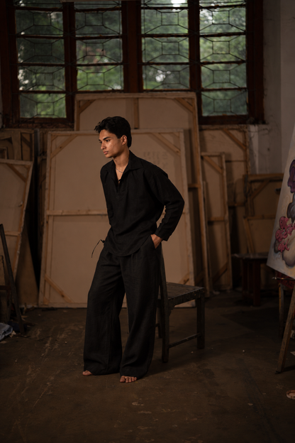 Simple Untitled Shirt: 金/Jīn — Moonless
