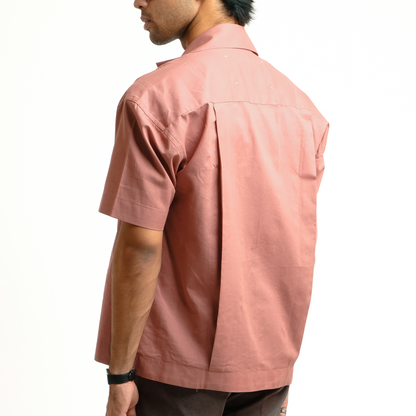 Baker Shirt: Salmon