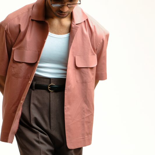 Simple Trousers: One Piece Constructed Belt Loops in Grey