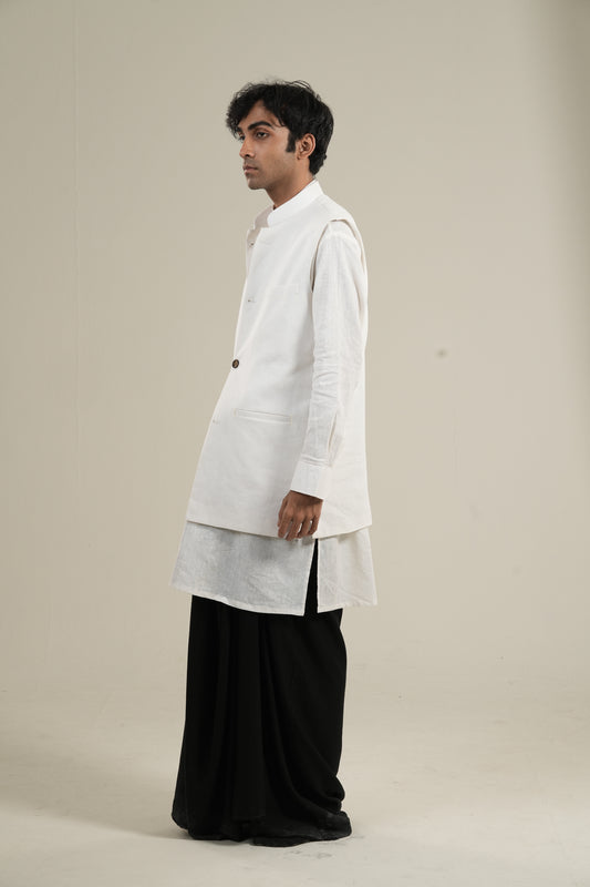 গভীর - Black Linen Lungi