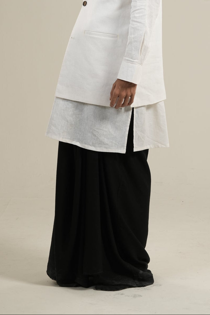 গভীর - Black Linen Lungi